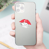 Singapur Lipstick-Liebe Aufkleber (Telefon)