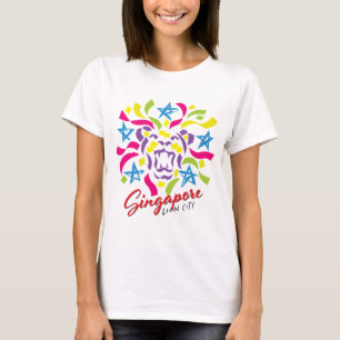 Singapur-Löwe-Stadt-Feier T-Shirt