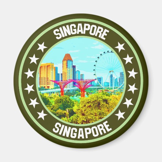 Singapur Magnet (Vorne)