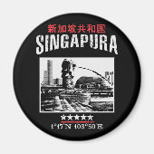 Singapur Magnet (Vorne)