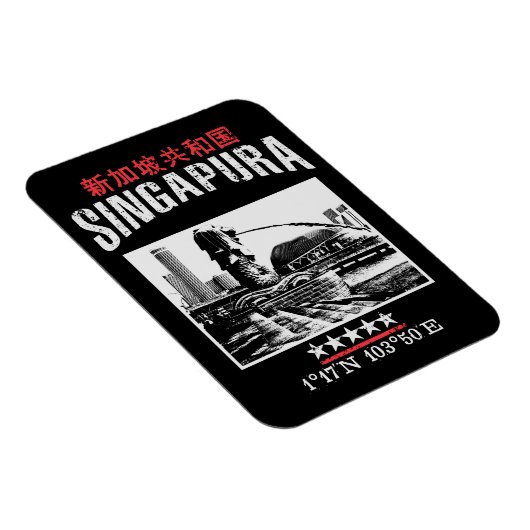 Singapur Magnet (Rechte Seite)