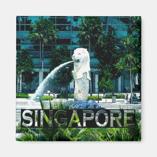 Singapur Magnet (Vorne)