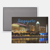 Singapur Magnet Souvenir Geschenk (Vorderseite/Rückseite)