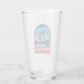 Singapur Marina Bay Night Travel Art Vintag Glas (Rückseite)