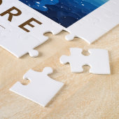 Singapur Marina Bay Night Travel Art Vintag Puzzle (Seite)