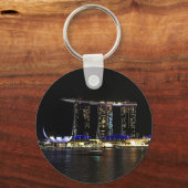 Singapur Marina Bay Sands #1 Schlüsselanhänger (Vorderseite)