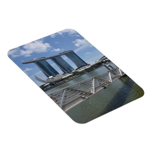 Singapur (Marina Bay Sands) Magnet (Rechte Seite)