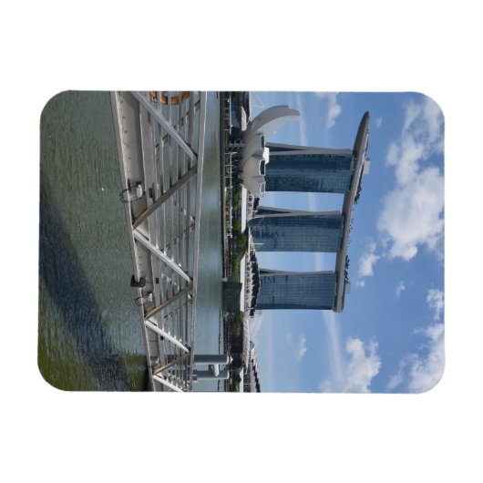 Singapur (Marina Bay Sands) Magnet (Horizontal)