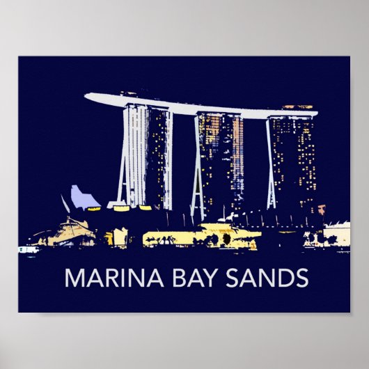 Singapur Marina Bay Sands Poster (Vorne)