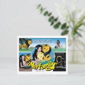 SINGAPUR MERFAMILY® Postkarte (Stehend Vorderseite)