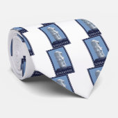 Singapur Merlion Krawatte (Gerollt)