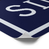 Singapur Merlion Poster (Ecke)