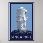Singapur Merlion Poster (Vorne)