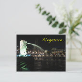 Singapur Merlion Postkarte (Stehend Vorderseite)
