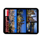 Singapur - Mosaik - Magnet (Horizontal)