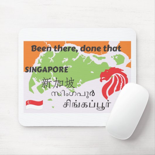 Singapur Mousepad (Mit Mouse)