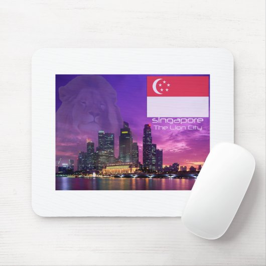 Singapur Mousepad (Mit Mouse)