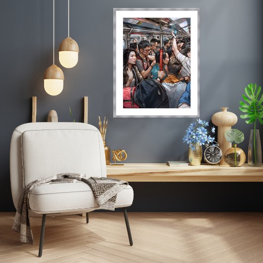 Singapur MRT - Archivkunst Print Poster