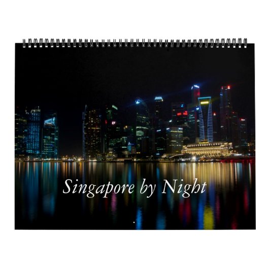 Singapur nach Nacht Kalender (Titelbild)