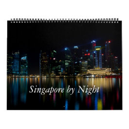 Singapur nach Nacht Kalender