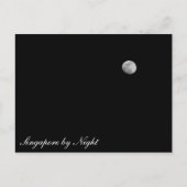 Singapur nach Nacht Postkarte (Vorderseite)