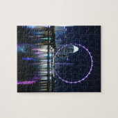 Singapur-NachtSkyline Puzzle (Horizontal)