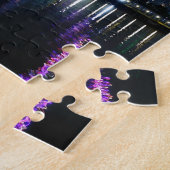 Singapur-NachtSkyline Puzzle (Seite)