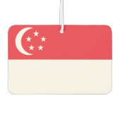 Singapur-Nationalflagge Autolufterfrischer (Vorderseite)