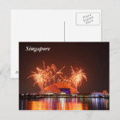 Singapur-Nationalstadion Postkarte (Vorne/Hinten)