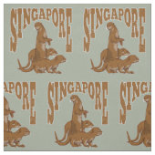 Singapur Niedlich Sea Otter Stoff (Muster)