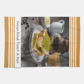 Singapur Nonya Kaya Toast & Kopi Küchentuch (Horizontal)