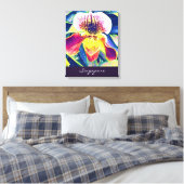 Singapur Orchid reist nach Südostasien Leinwanddruck (Insitu (Schlafzimmer))