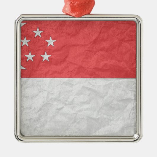 Singapur Ornament Aus Metall (Vorne)