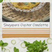Singapur Oyster Omelet Kitchen Handtuch (Gefaltet)