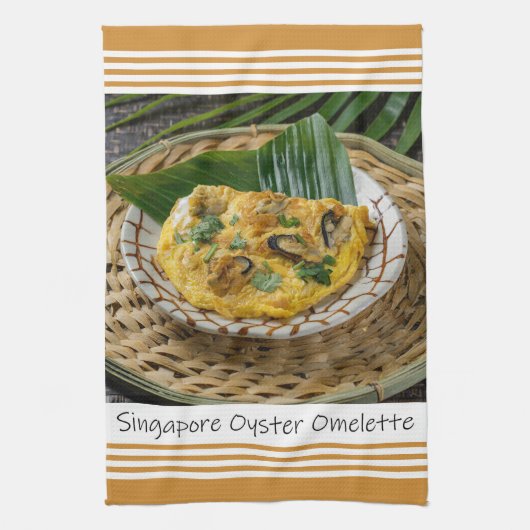 Singapur Oyster Omelet Kitchen Handtuch (Vertikal)