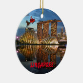 Singapur Panorama Weihnachtsschmuck (Rechts)