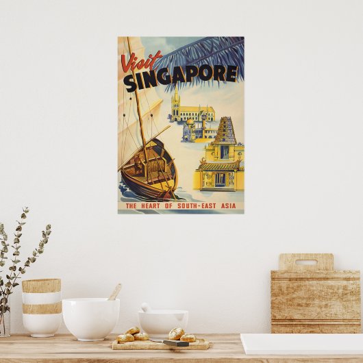 SINGAPUR POSTER (Küche)