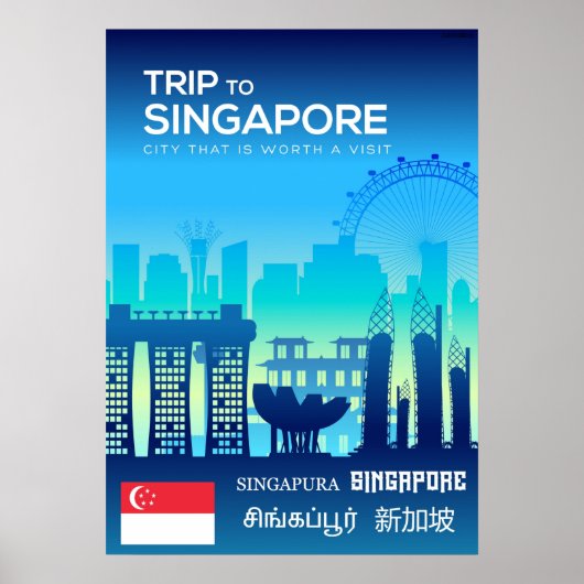 Singapur Poster (Vorne)