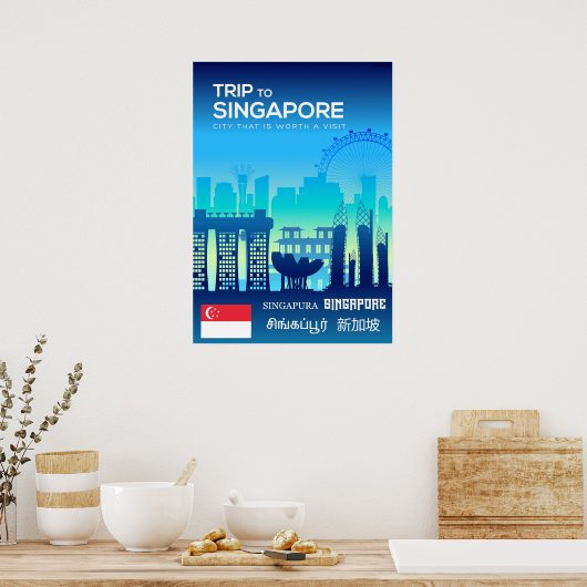 Singapur Poster (Küche)