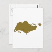 Singapur Postkarte (Vorne/Hinten)