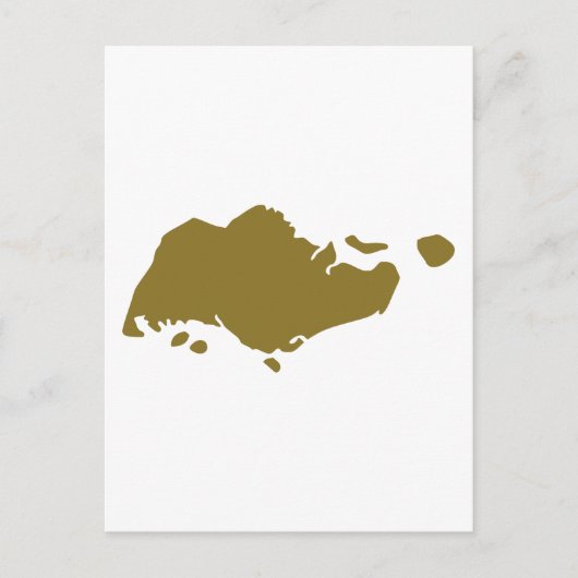 Singapur Postkarte (Vorderseite)