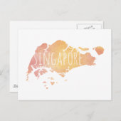 Singapur Postkarte (Vorne/Hinten)