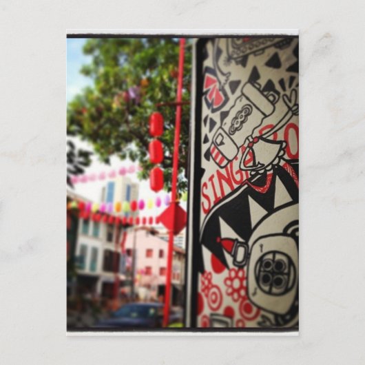 Singapur Postkarte (Vorderseite)