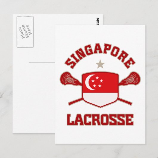 Singapur Postkarte (Vorne/Hinten)