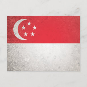Singapur Postkarte