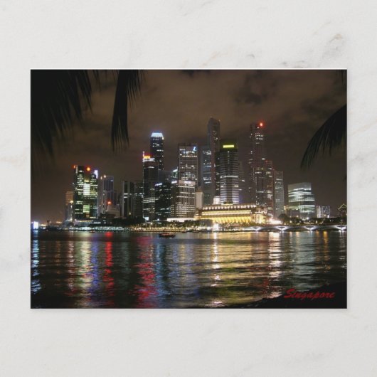 Singapur Postkarte (Vorderseite)