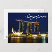 Singapur Postkarte (Vorne/Hinten)
