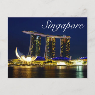 Singapur Postkarte