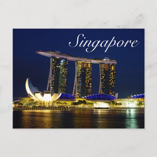 Singapur Postkarte (Vorderseite)