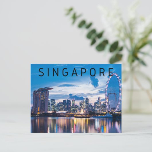 Singapur Postkarte (Stehend Vorderseite)